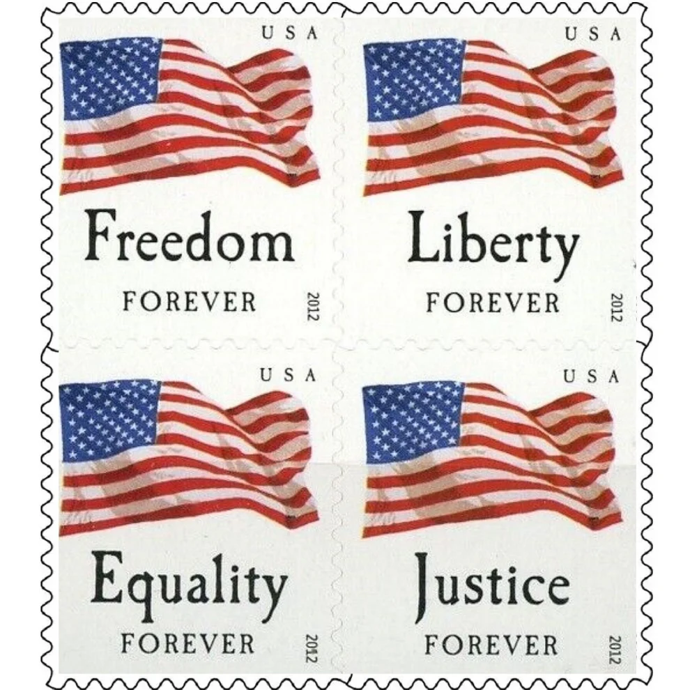 2012 U.S. Flag Forever Stamps books