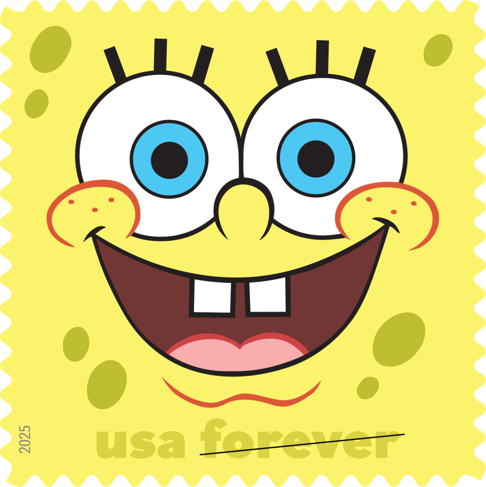 2025 SpongeBob Squarepants Stamps 80 pcs