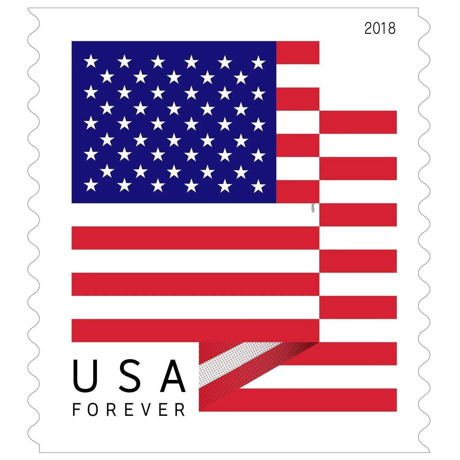2018 U.S. Flag Forever Stamps 10 Rolls