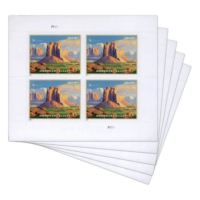 2022 Memorial Valley Priority Stamp - postal stamp for mailing and philately