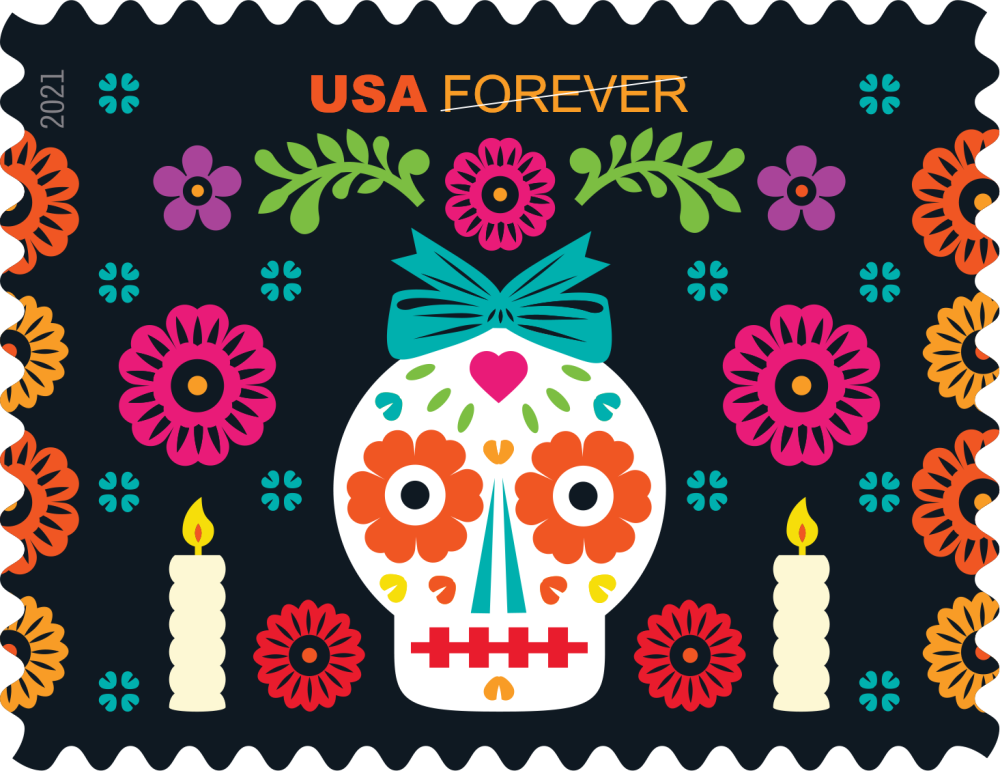 2021 Day of the Dead stamps