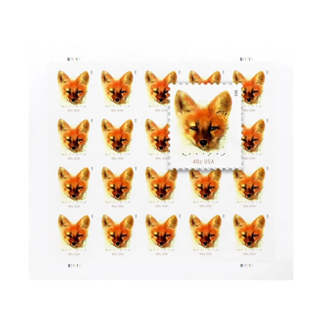 2023 RED FOX stamps