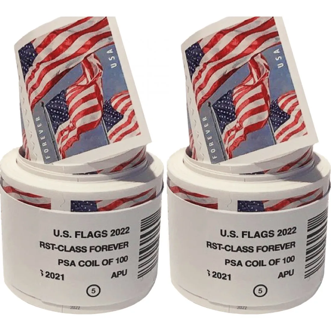 2022 U.S. Flag Forever Stamps 10 Rolls