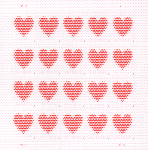 2020 Made of Hearts Forever Stamps