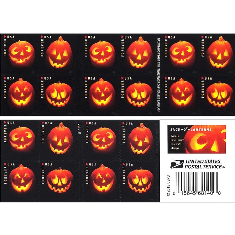 2016 Jack-o’-Lanterns Stamps
