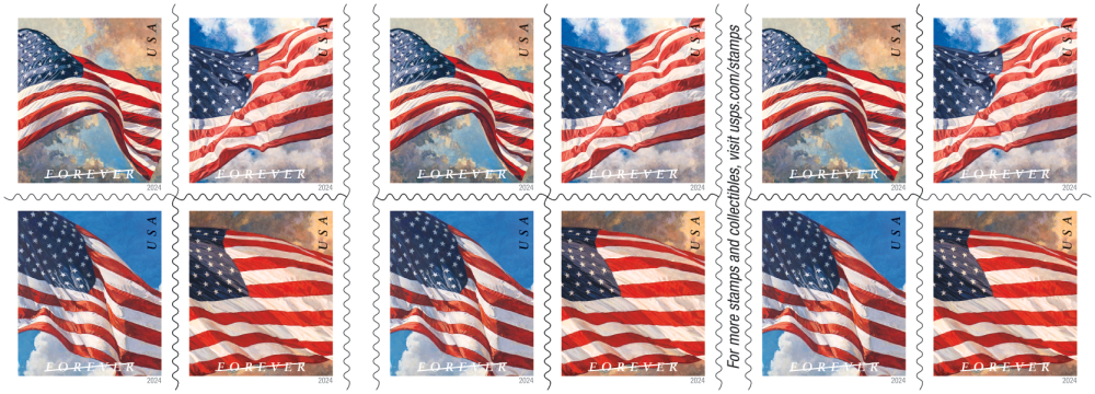 2024 U.S. Flags Stamps books