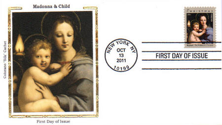 2011 Madonna of the Candelabra stamps