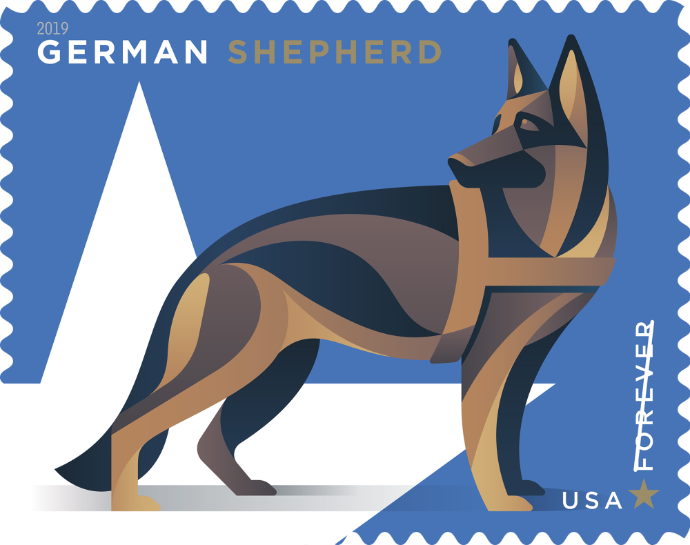 2019 Military Working Dogs Stamps 100 PCS
