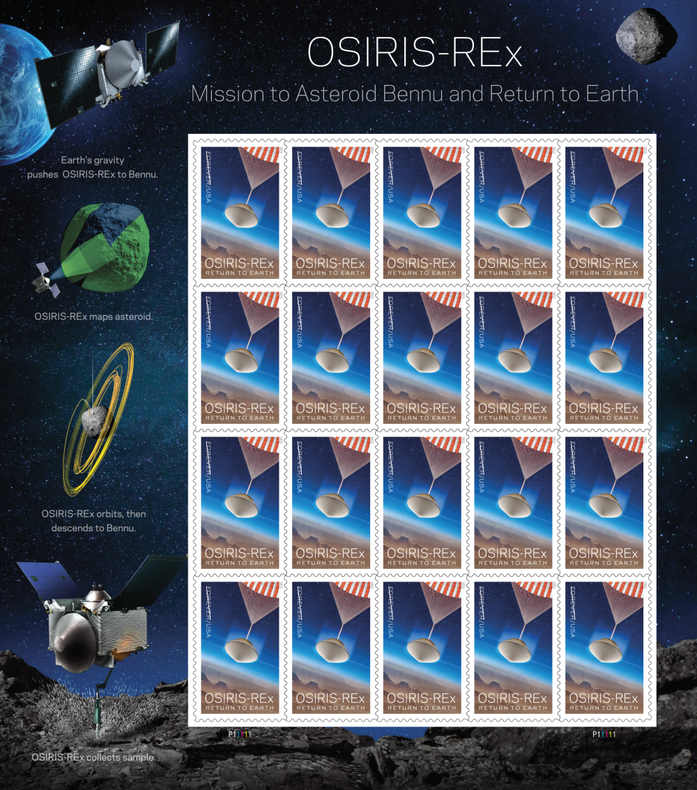 2023 OSIRIS-REx Forever Stamps 100 PCS