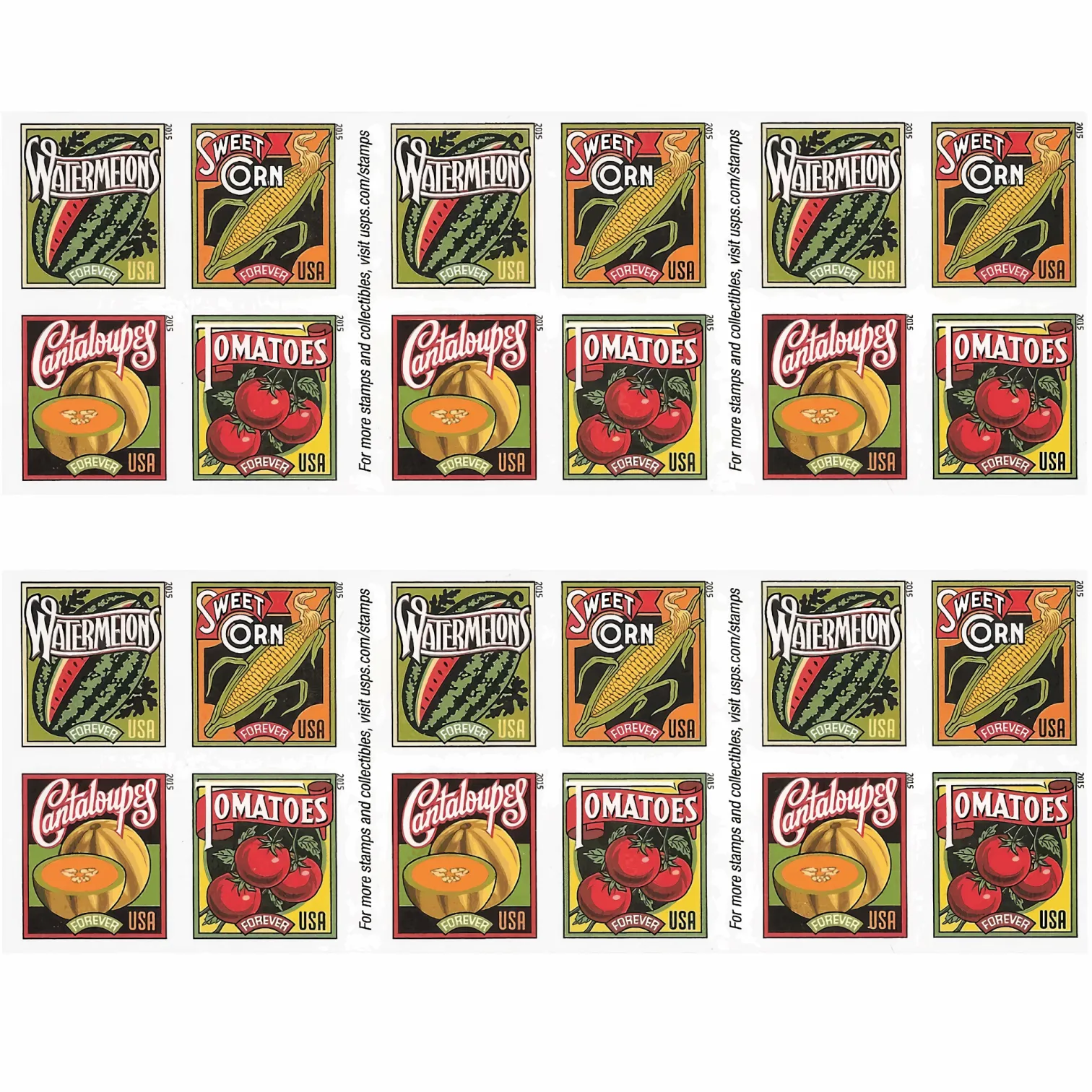 2015 SUMMER HARVEST Stamps