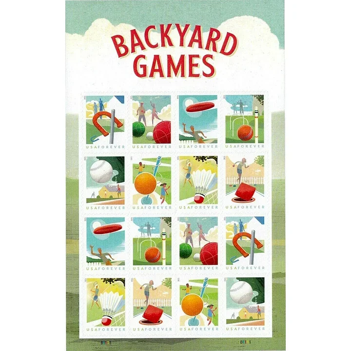 2021 Backyard Games Stamps