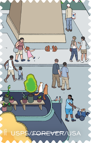 2025. 250 Years of Delivering Stamps 100 pcs