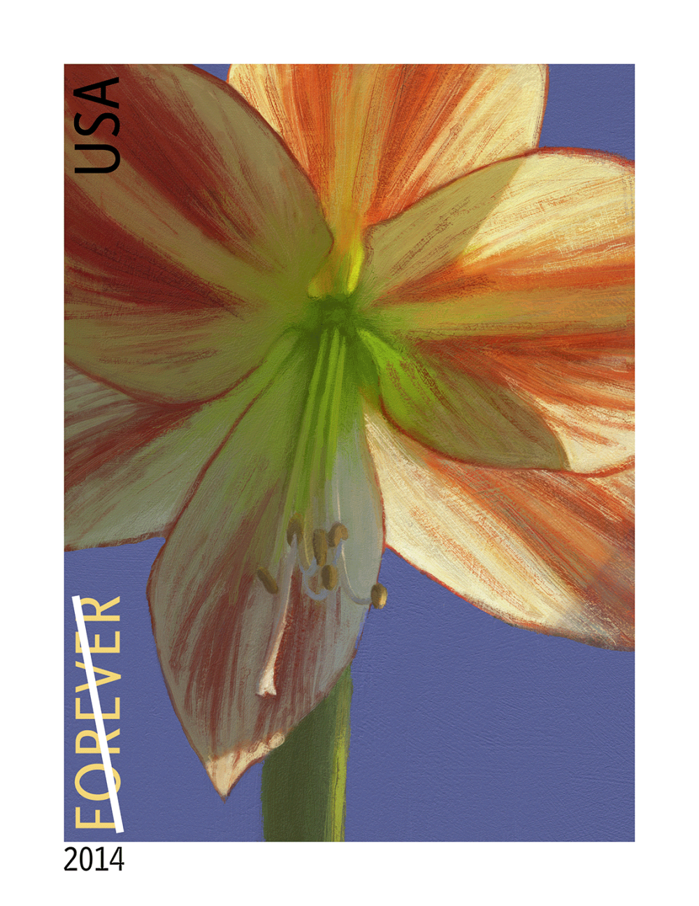 2014 Winter Flowers Stamps